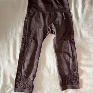 Gymshark Taupe Compression Leggings with High Waist
